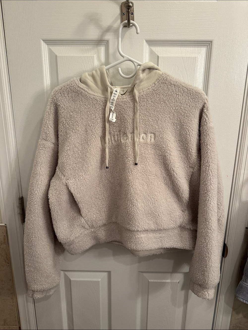 lululemon athletica Cream Sherpa Hoodie